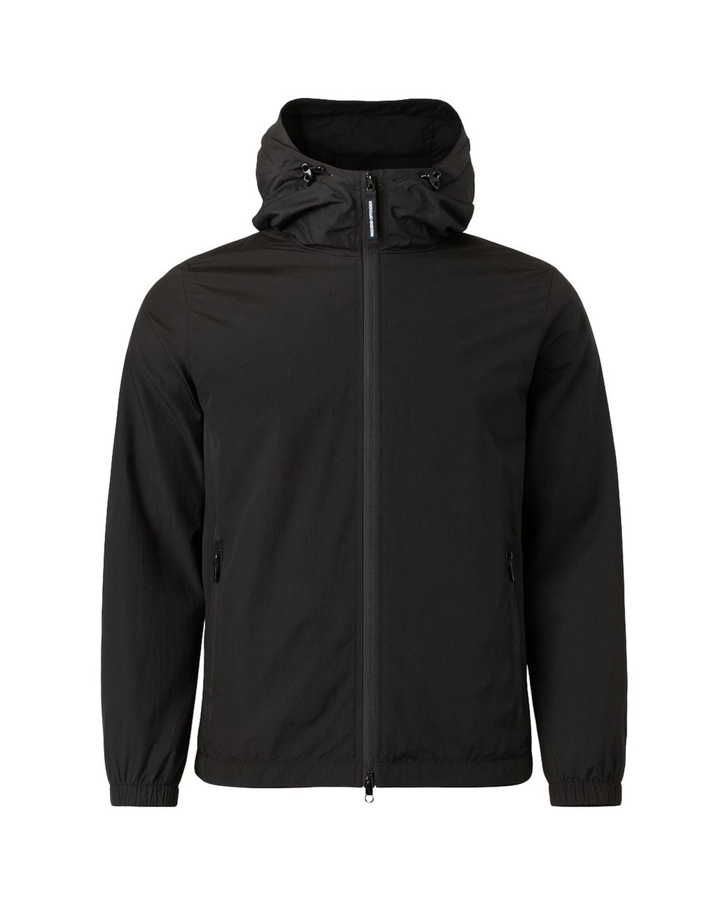 Weekend Offender Black Technician Jacket Nylon for men