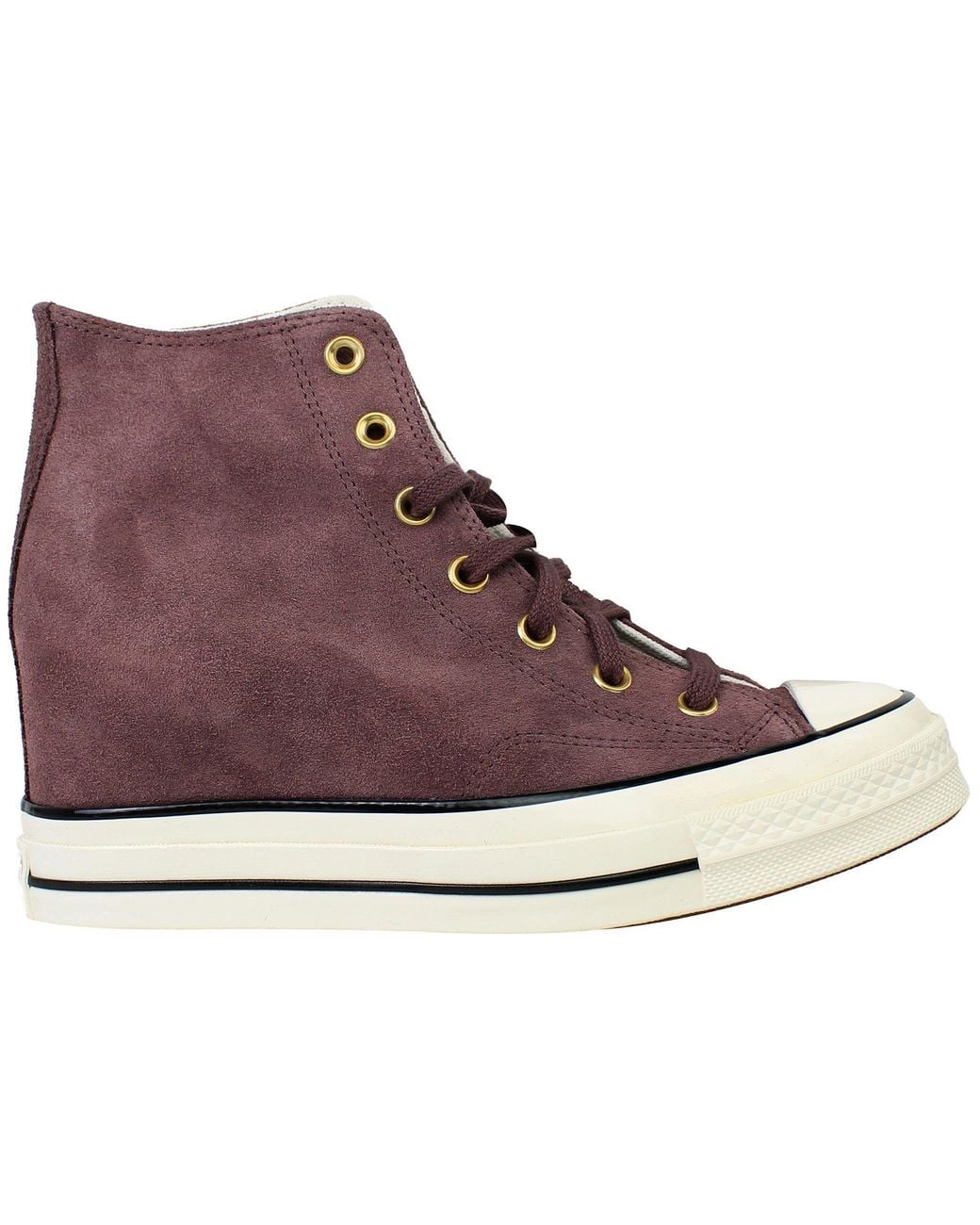 Converse Brown Chuck 70 Wedge Hi Plimsolls