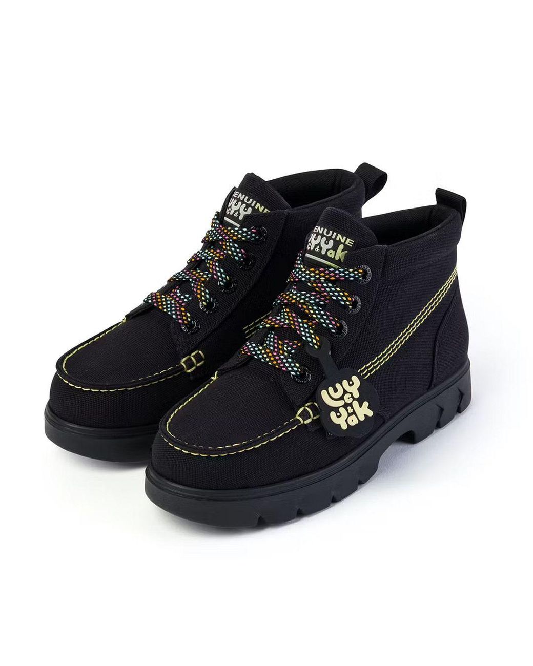 Kickers Black Hi X Lucy Boots Leather