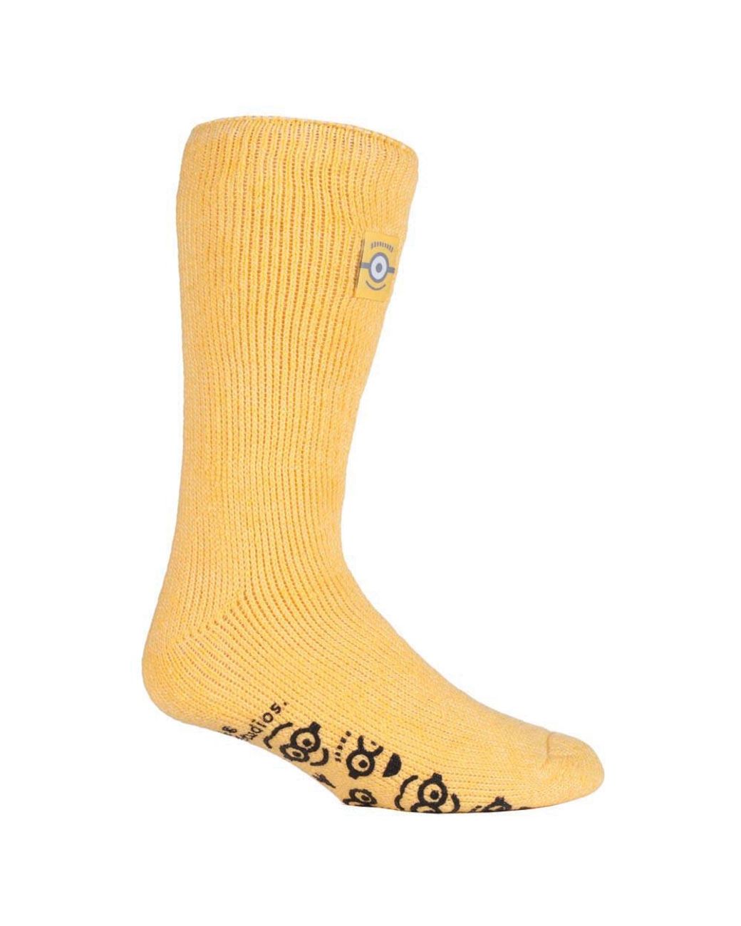 Heat Holders Yellow Film & Tv Themed Thermal Slipper Socks for men