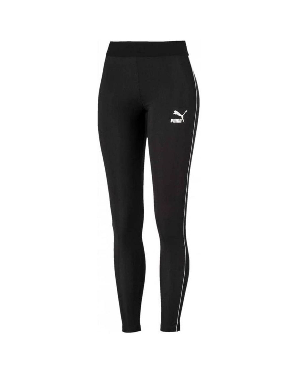 PUMA Black Classics Rib Leggings Casual Tight