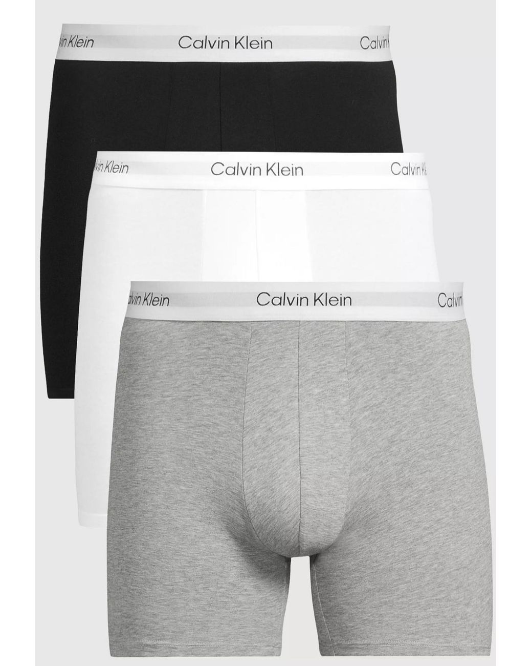 Calvin Klein Black 3 Pack Boxer Briefs for men