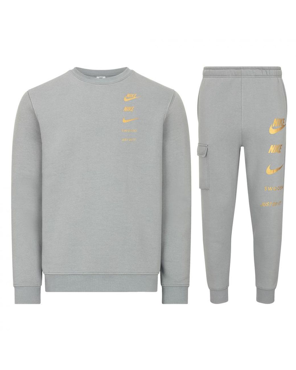 Nike hotsell hoodless tracksuit
