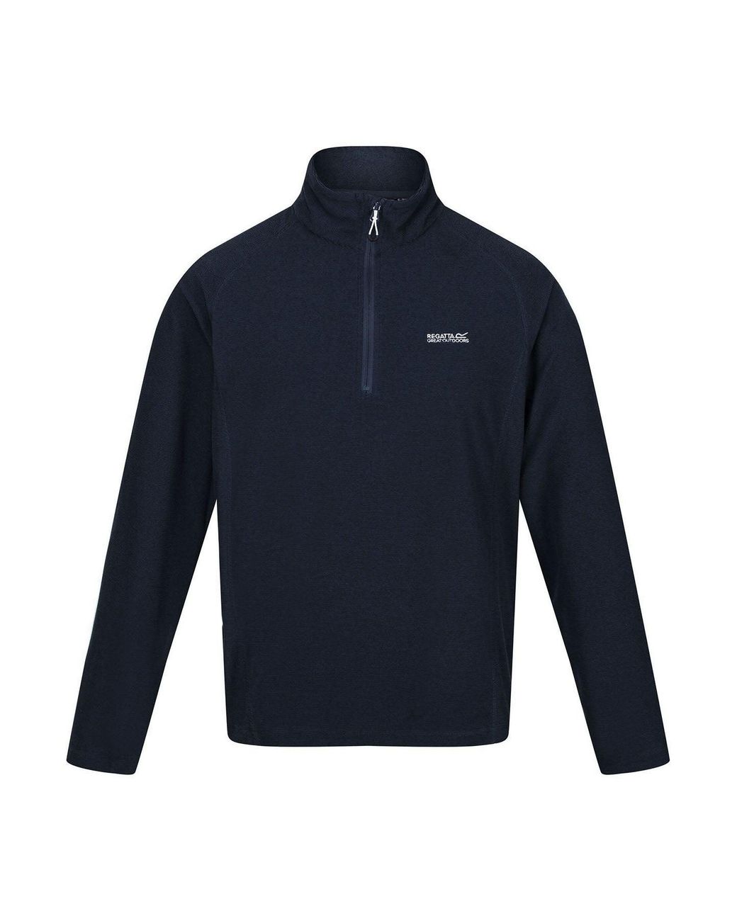Regatta Blue Quarter Zip Fleece Top for men