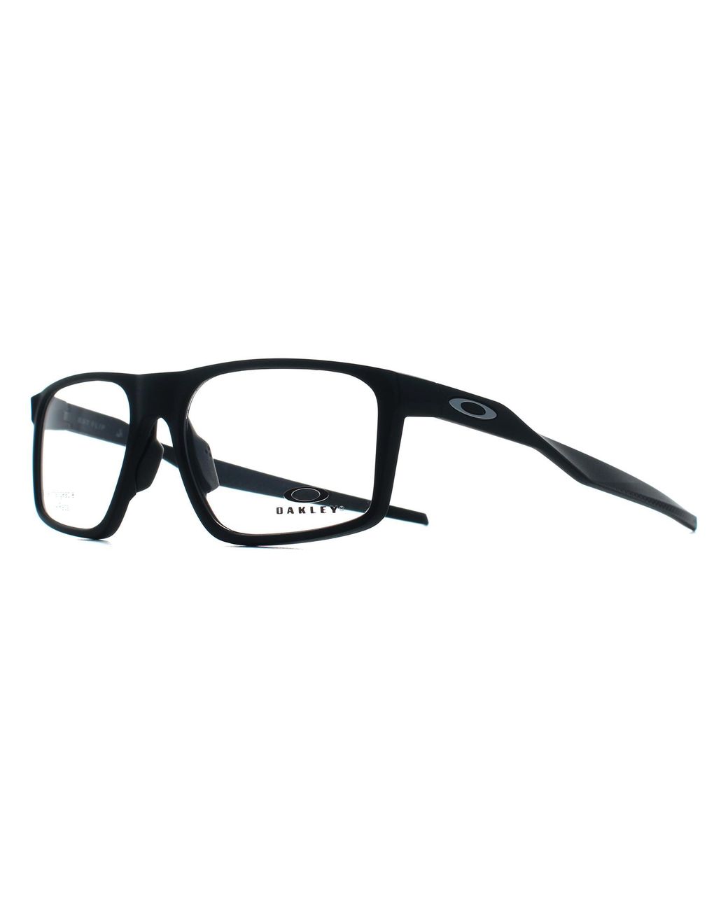 Oakley Black Rectangle Satin Bat Flip for men