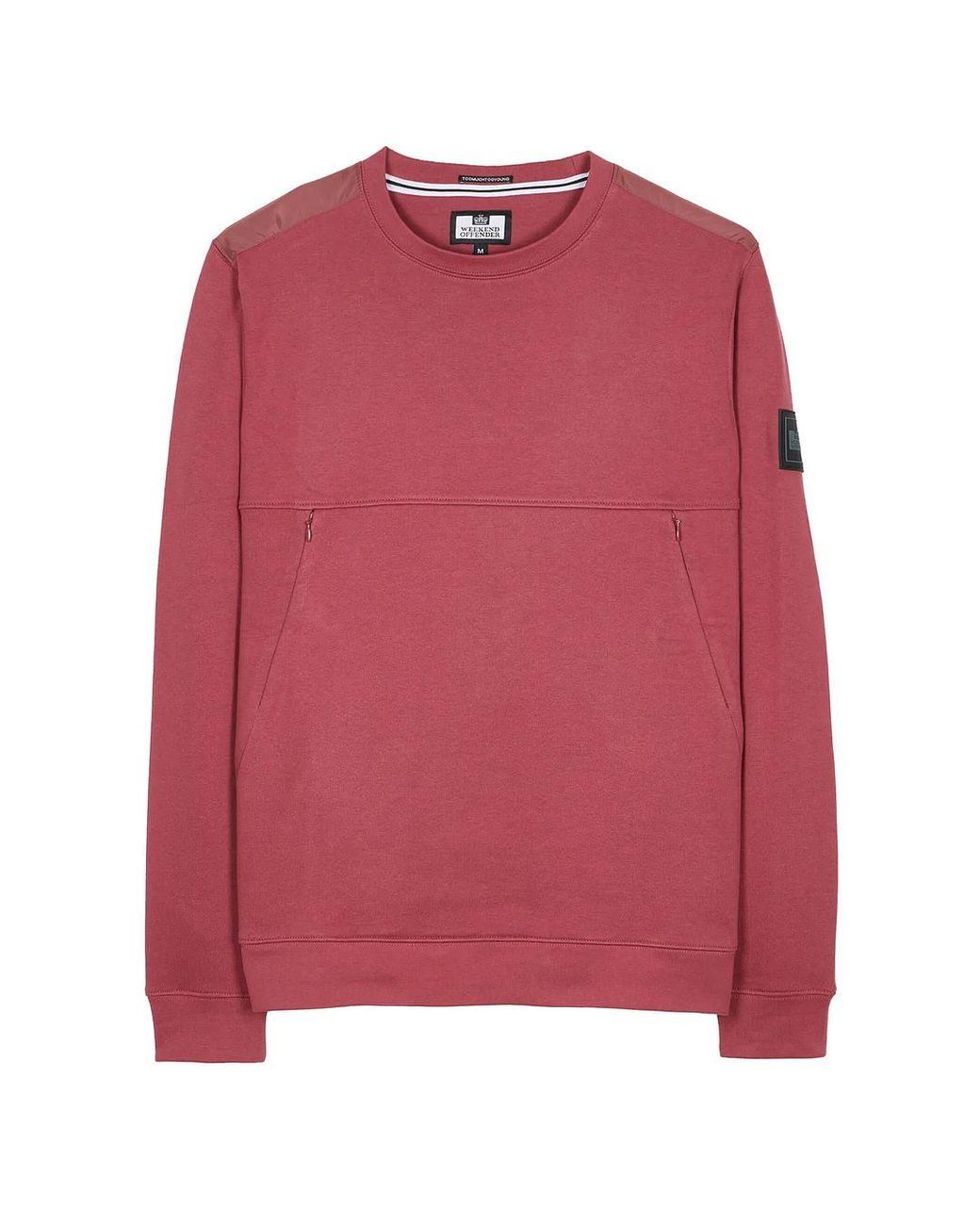 Weekend Offender Pink Asmara Oxblood Sweater for men