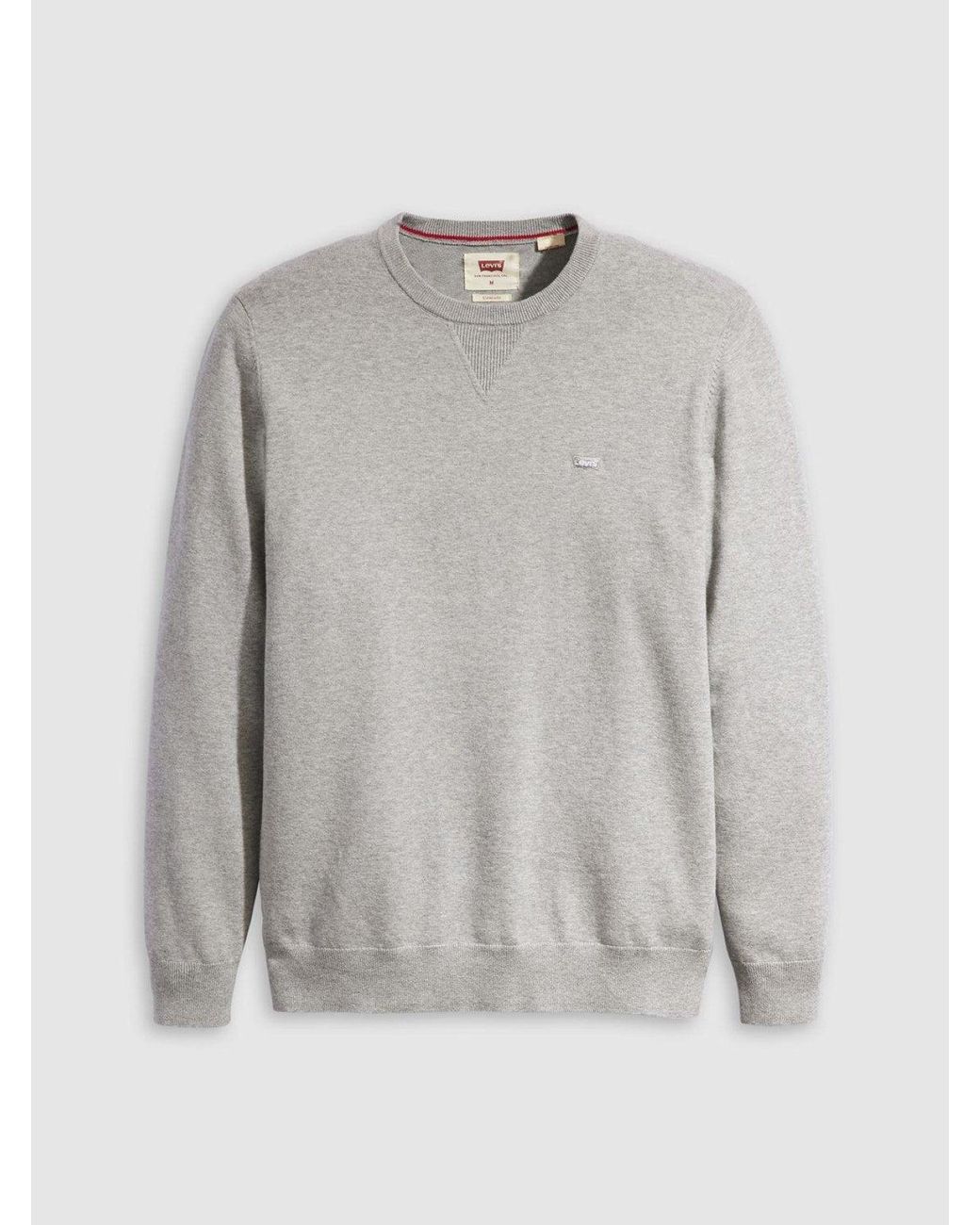 Levi's Gray Levi's Mid Tone Heather Lightweight Sweater for men