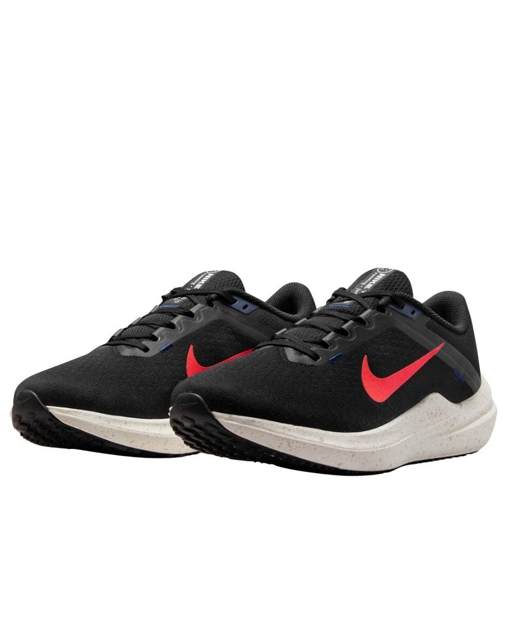 Nike Black Winflo 10 Running Trainers Textile for men