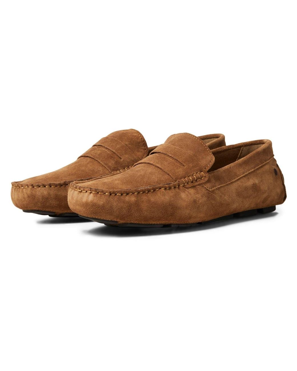 Jack & Jones Brown Jensen Suede Cognac Loafers for men