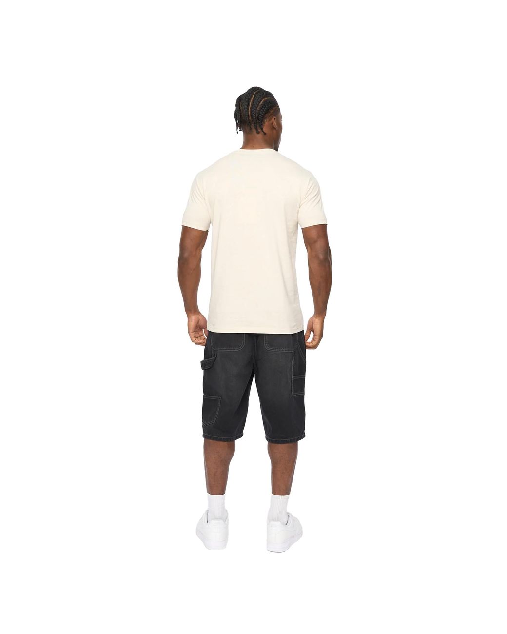Crosshatch White Hallfell T-Shirt (Neutral) for men