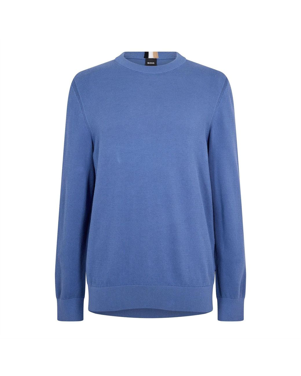 Boss Blue Ecaio P Knitted Jumper for men