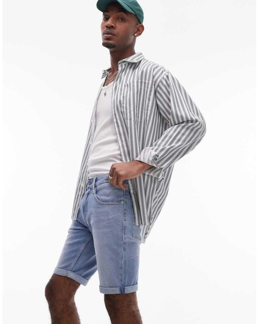 Tommy Hilfiger Blue Ronnie Denim Shorts for men
