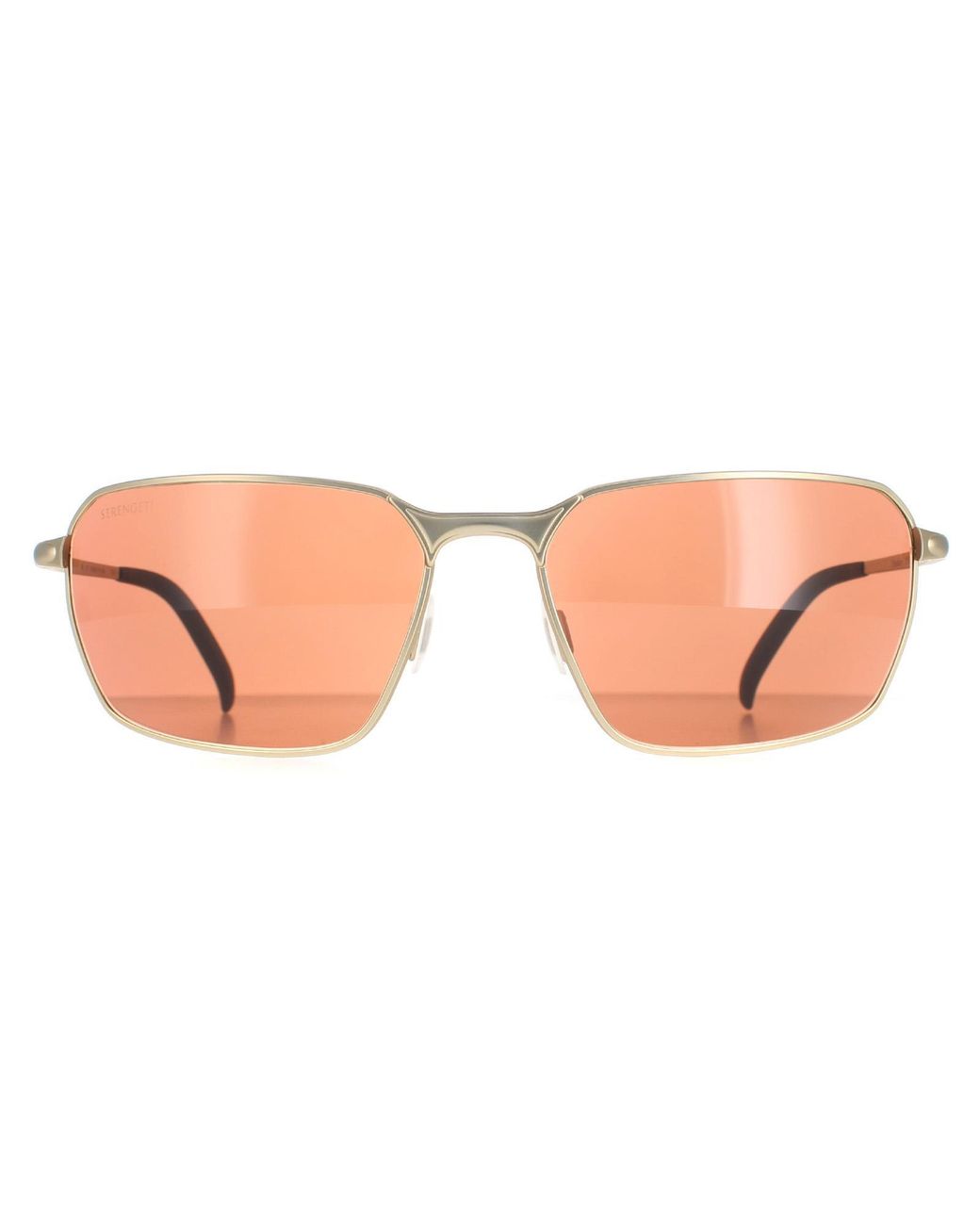 Serengeti Pink Rectangle Matte Light Mineral Drivers Shelton Metal for men