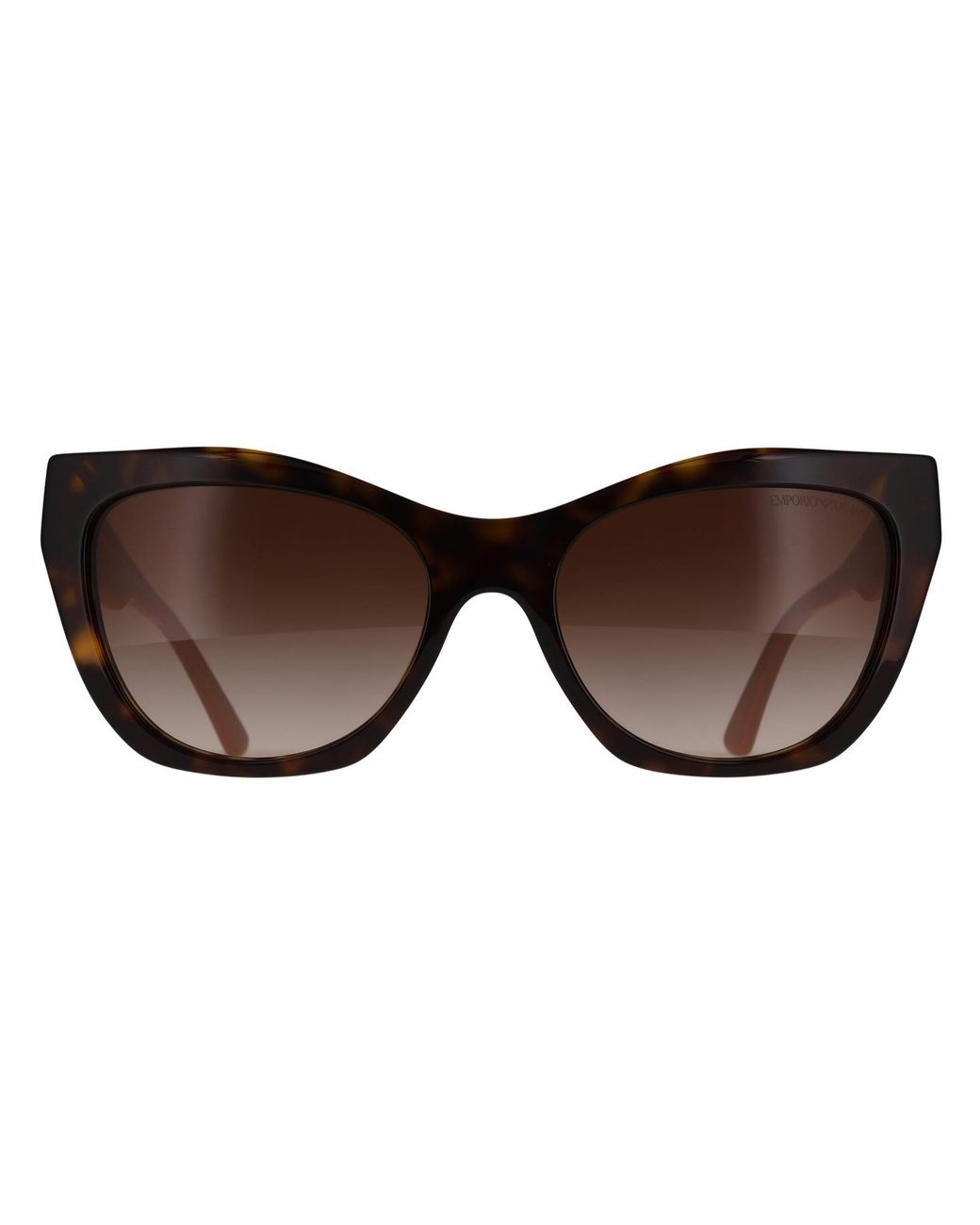 Emporio Armani Brown Cat Eye Shiny Havana Gradient Ea4176