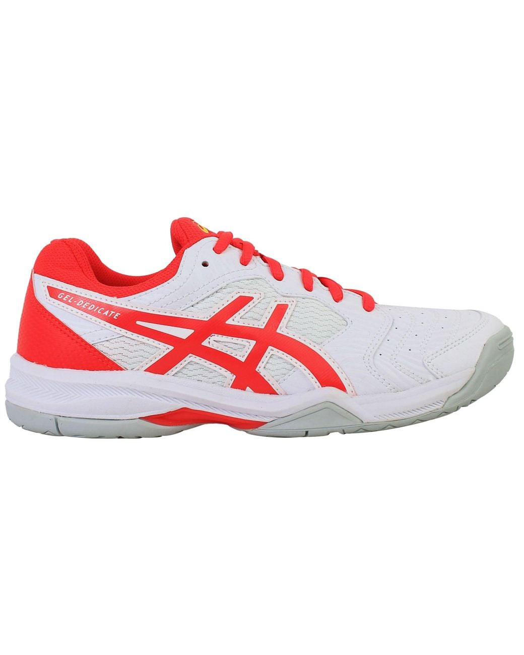 Asics Red Gel-Dedicate 6 Tennis Shoes