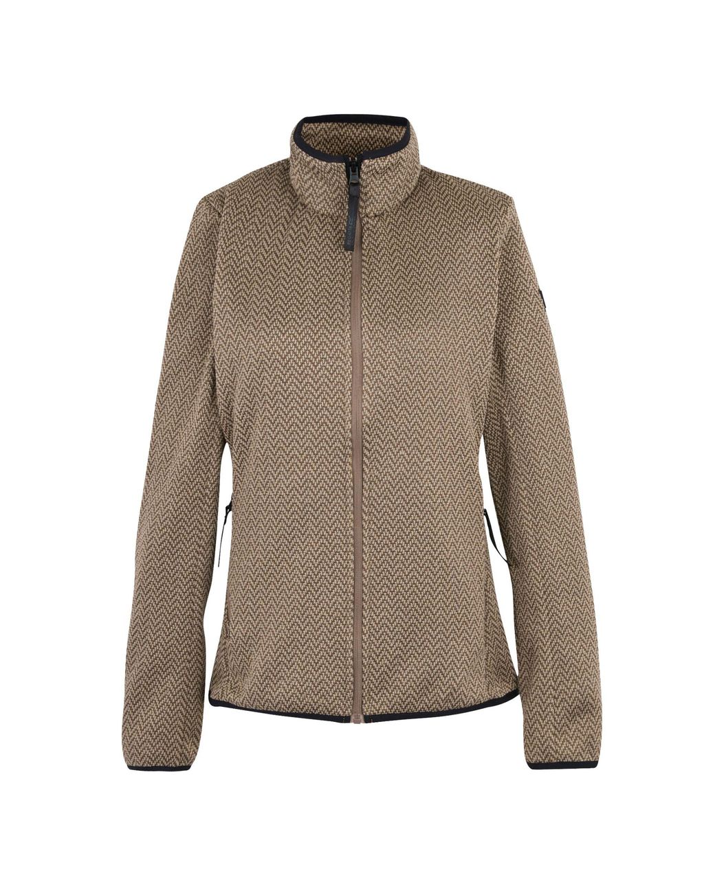 Regatta Brown Ladies Elzie Full Zip Fleece Jacket /Soft Taupe)