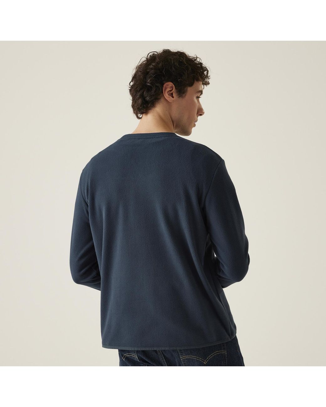 Regatta Blue Frankie Crew Neck Pullover Sweater Jumper Sweatshirt for men