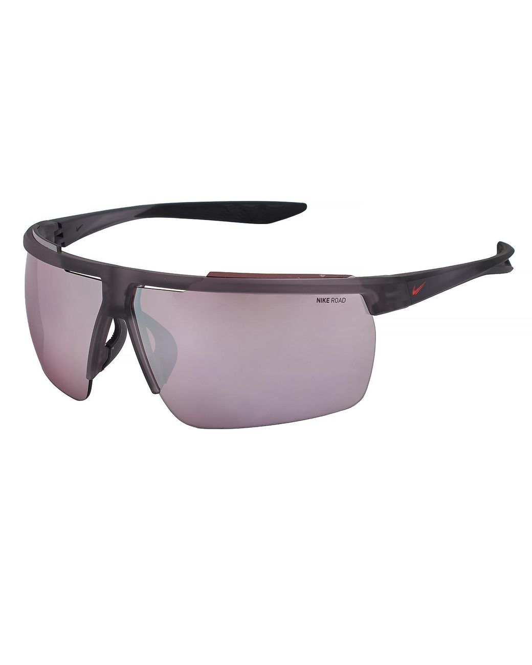 Nike Gray And Wrap-Around Sport Sunglasses Windshield E Cw4662