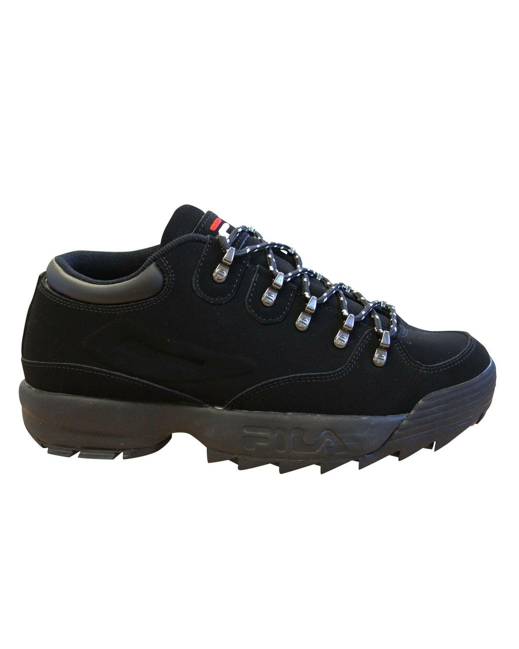 Fila Black Disruptor Hiker Boots Leather for men