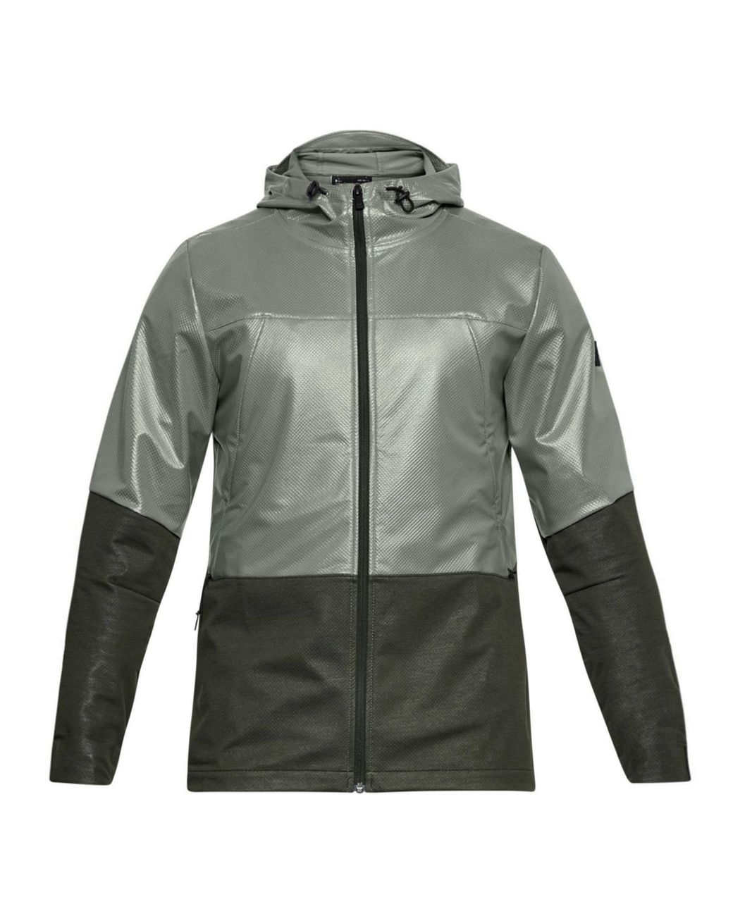 Under Armour Green Unstoppable Jacket Windbreaker Swacket Track Top 1306456 492 for men