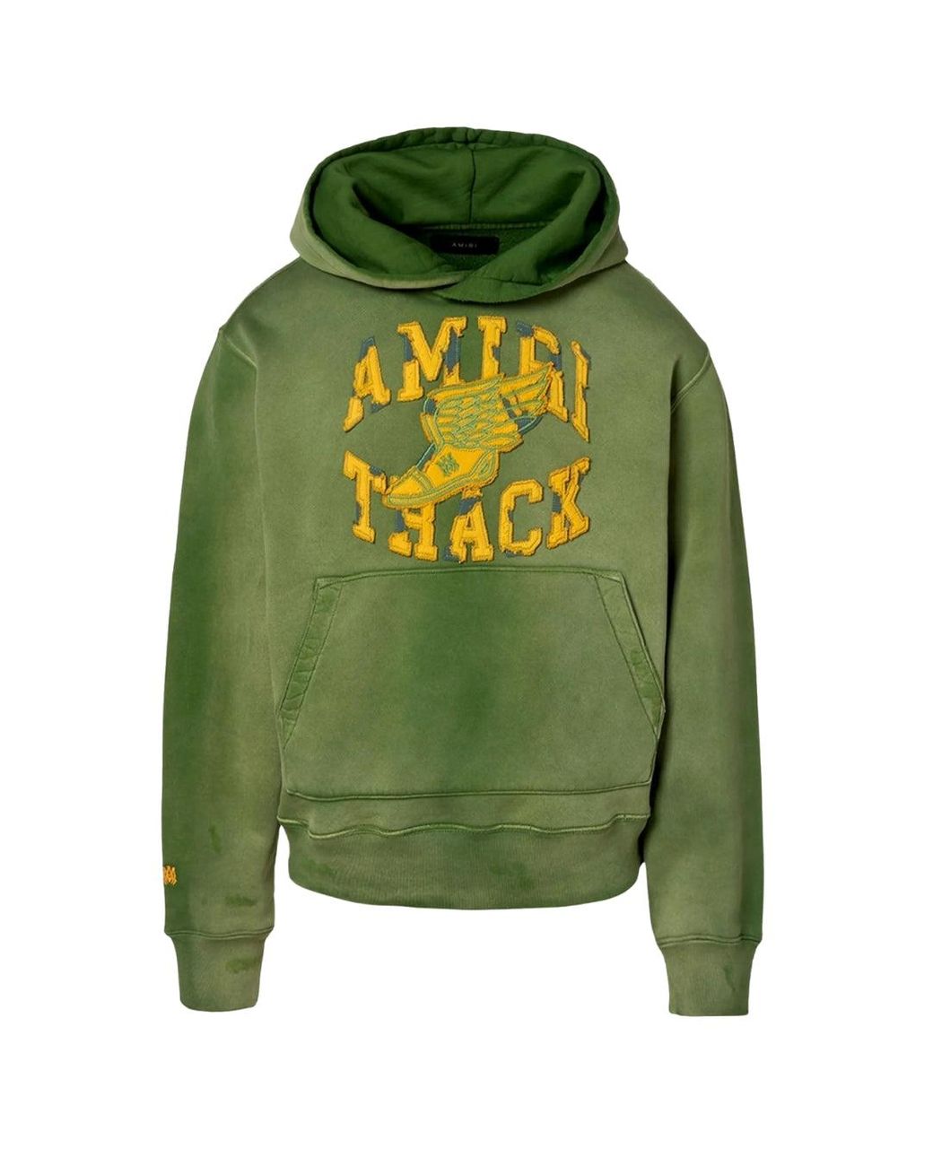 Amiri Green Track Hoodie for men