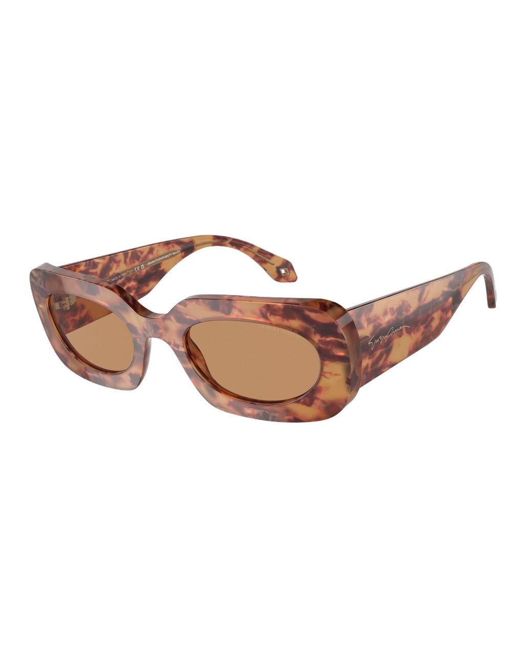 Giorgio Armani Brown Sunglasses 56/16/140 Mm Acetate