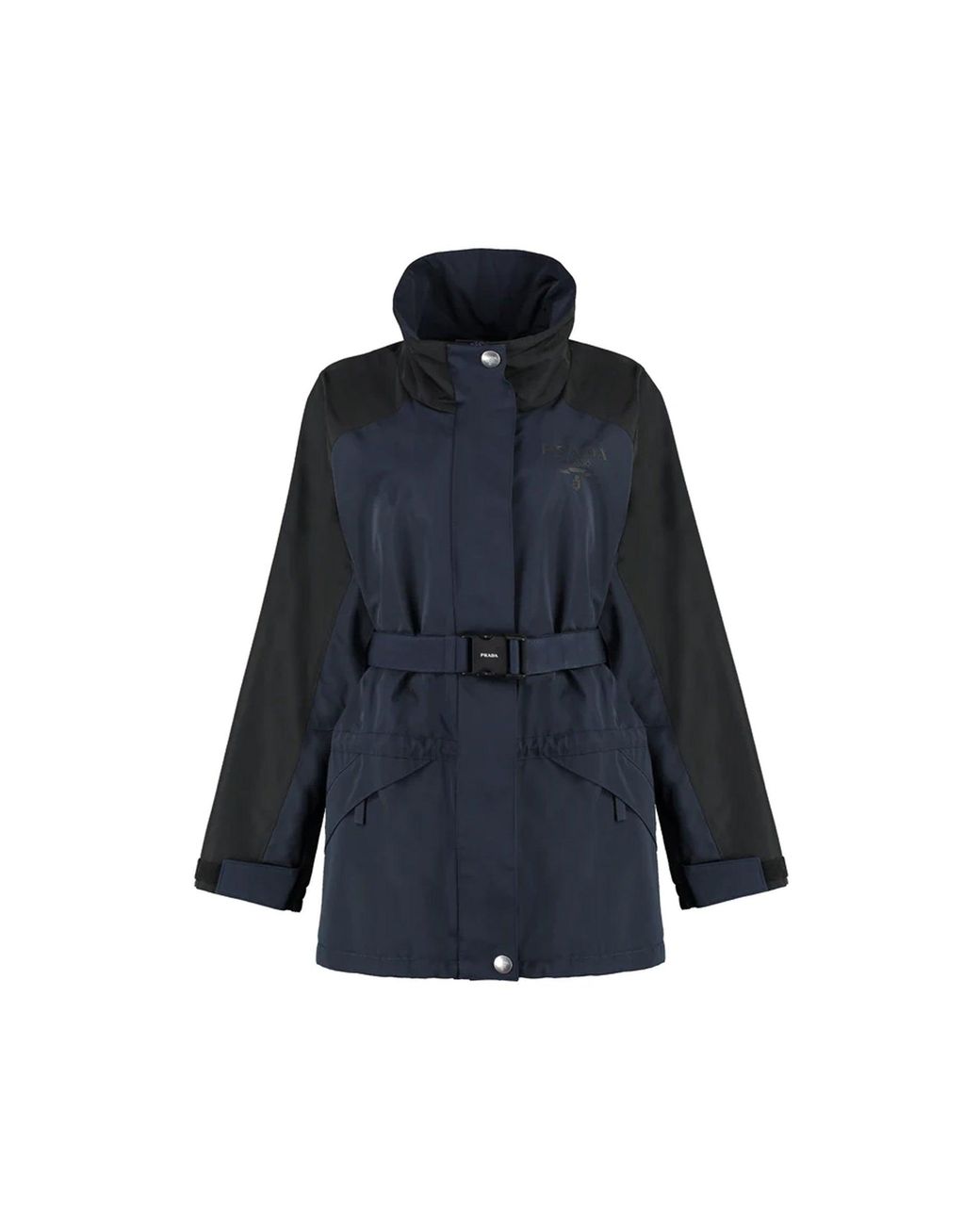 Prada Wind Breakher Jacket in het Blue