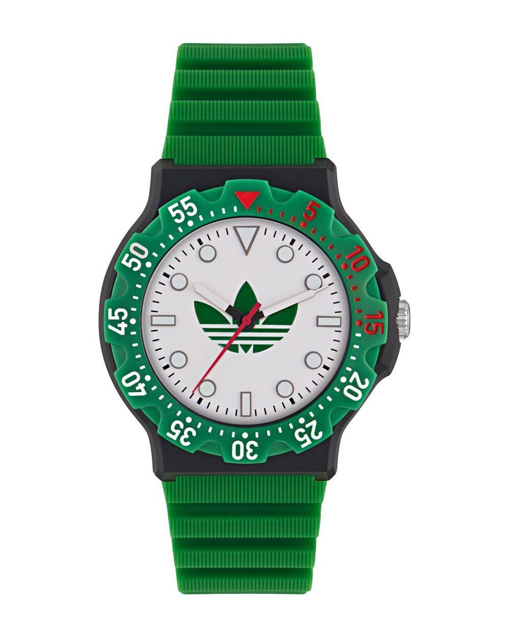 Adidas Originals Green Discoverer Two Watch Aosy25512 Silicone