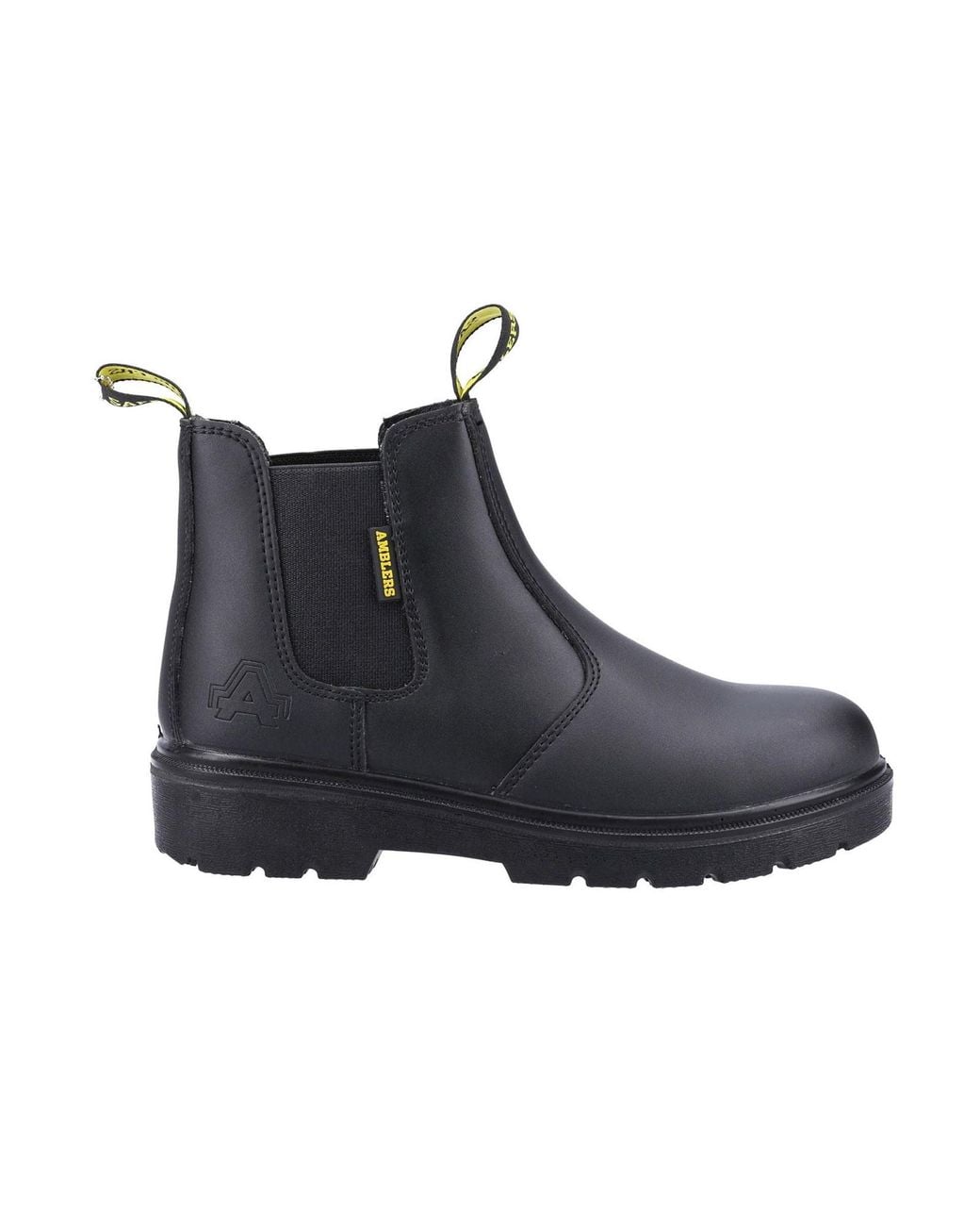 Amblers Safety Black Fs116 Dual Density Dealer Boots for men