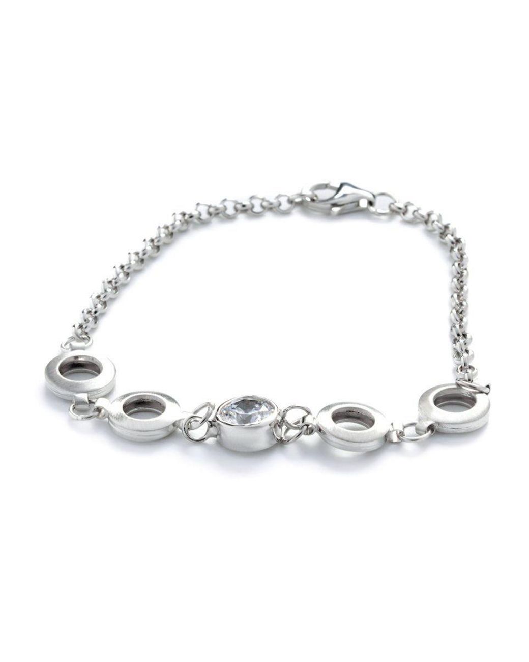 Orphelia Metallic 925 Sterling Bracelet