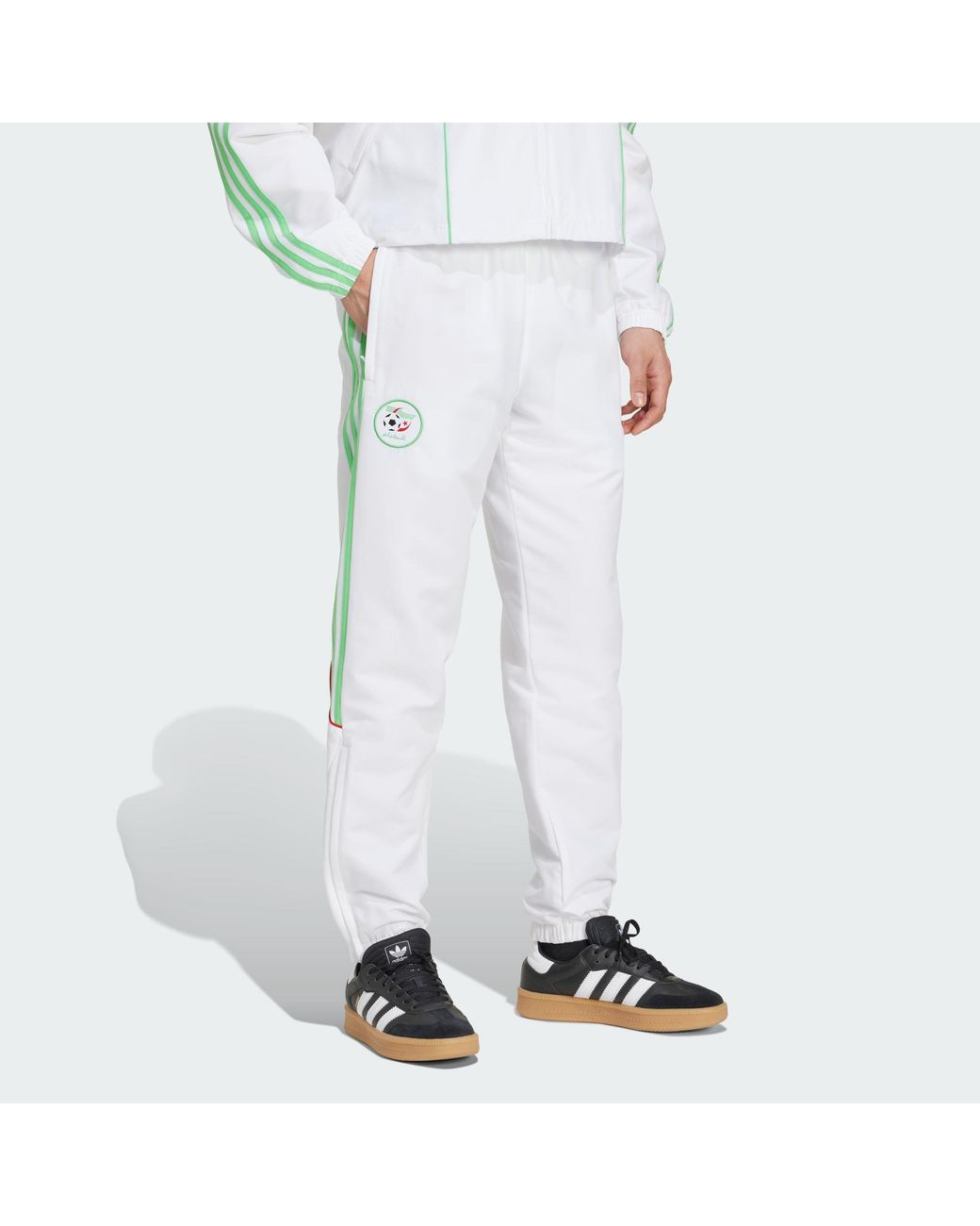 Adidas Originals White Algeria Ubp Track Pants for men