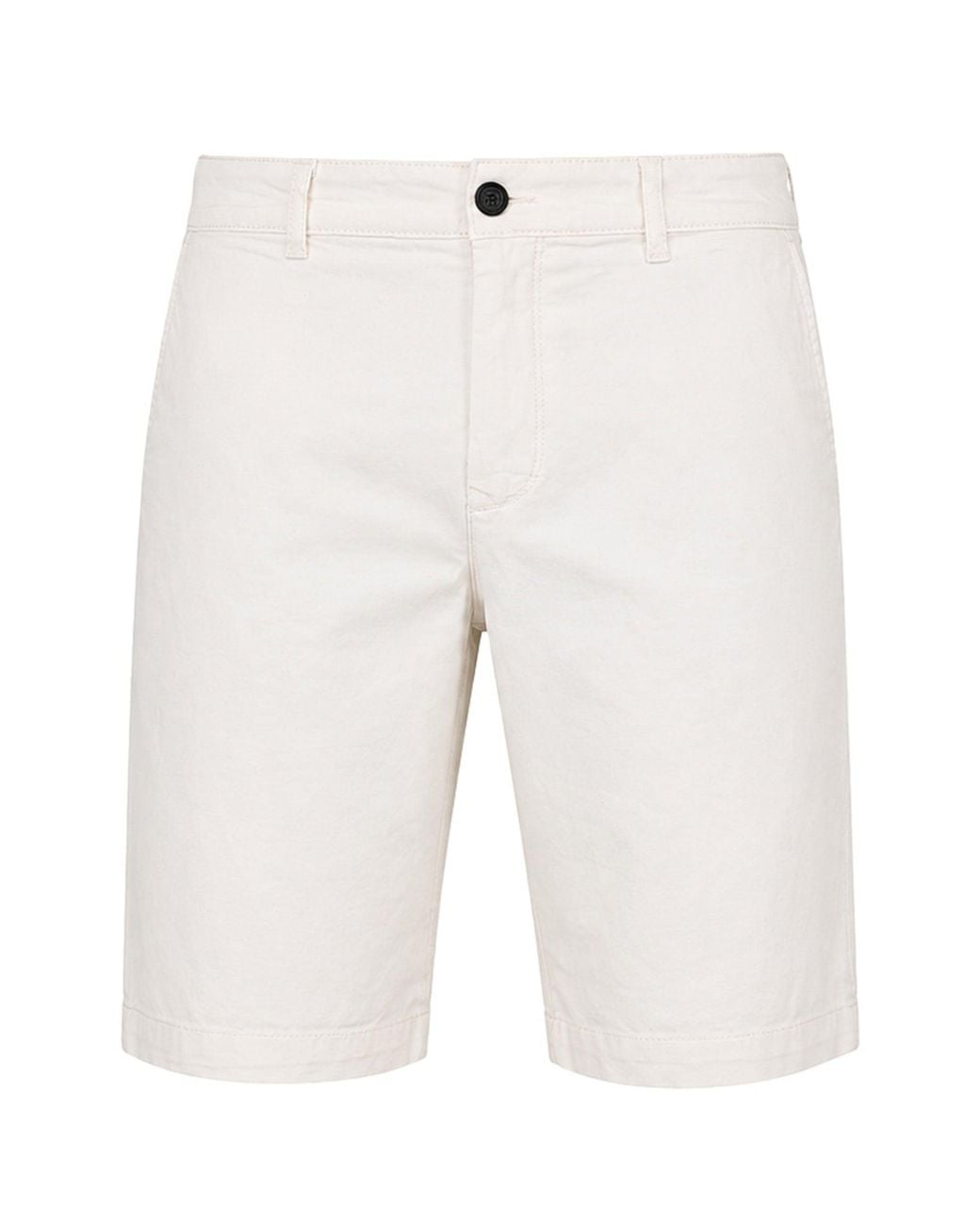 Lyle & Scott White Plain Chino Shorts for men