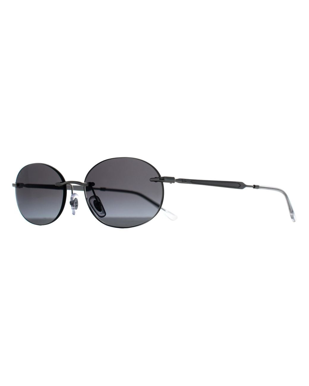 Ray-Ban Gray Oval Gradient Rb3767 Metal