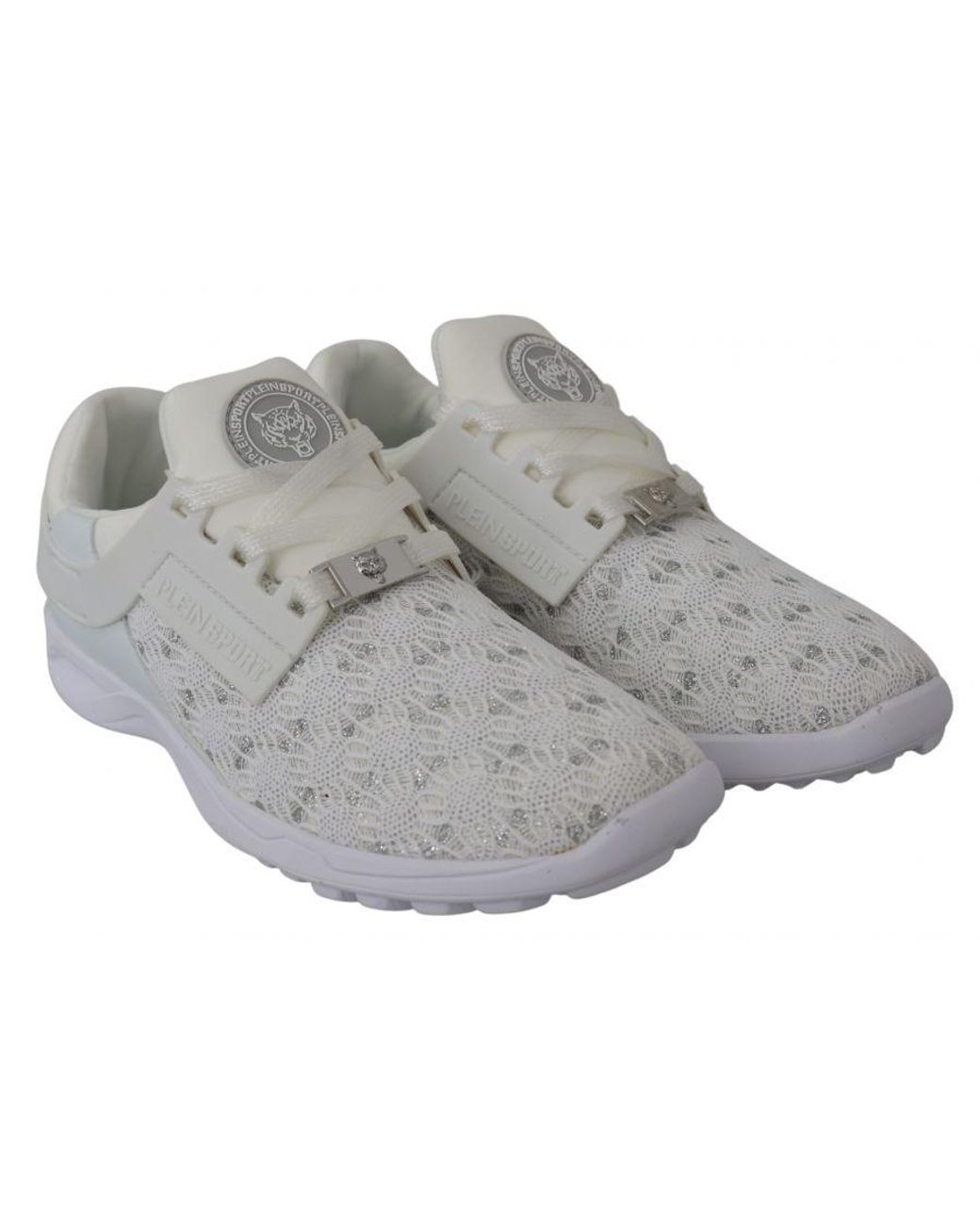 Philipp Plein Gray Runner Beth Sneakers Shoes