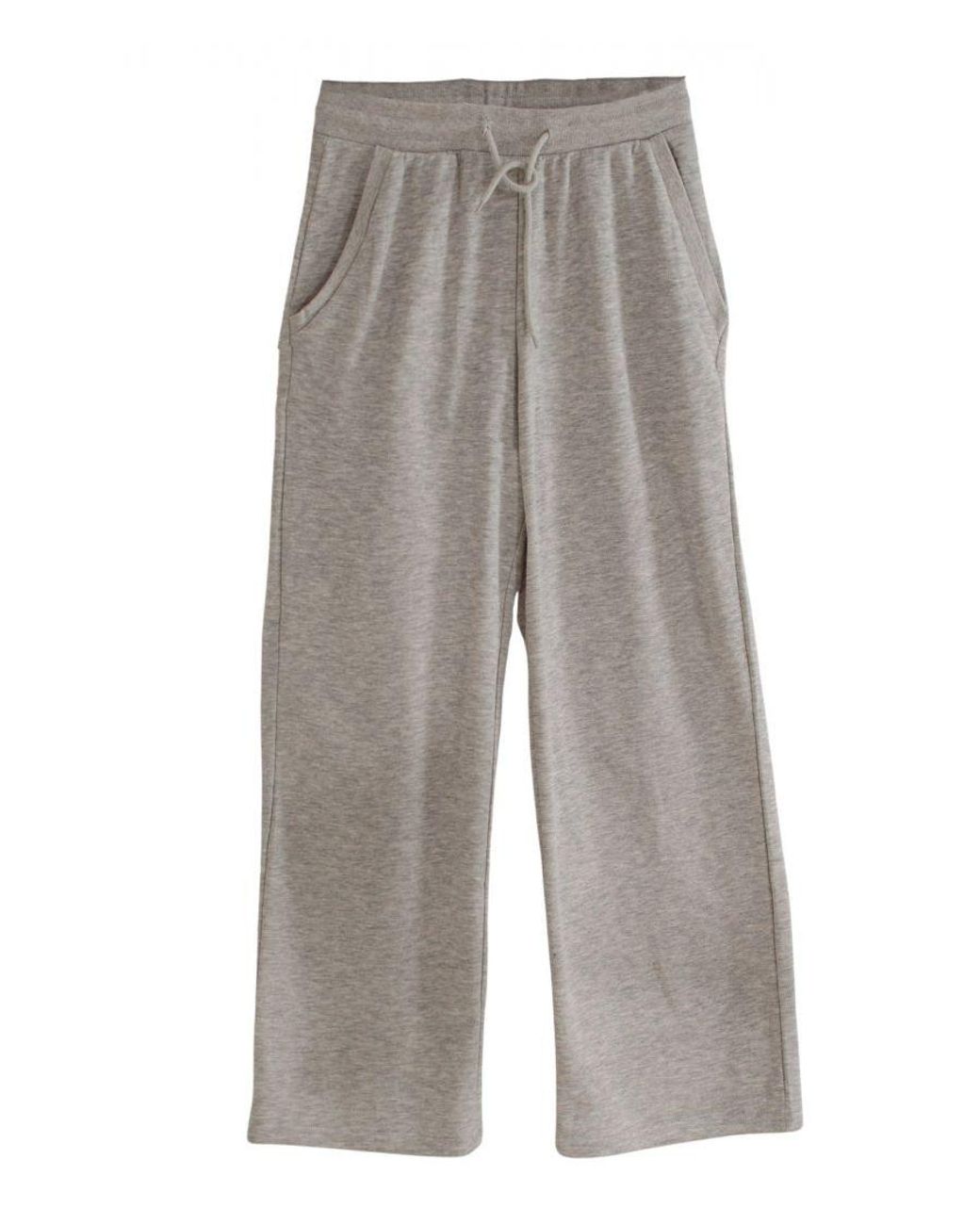 H&M White Relaxed Fit Joggers