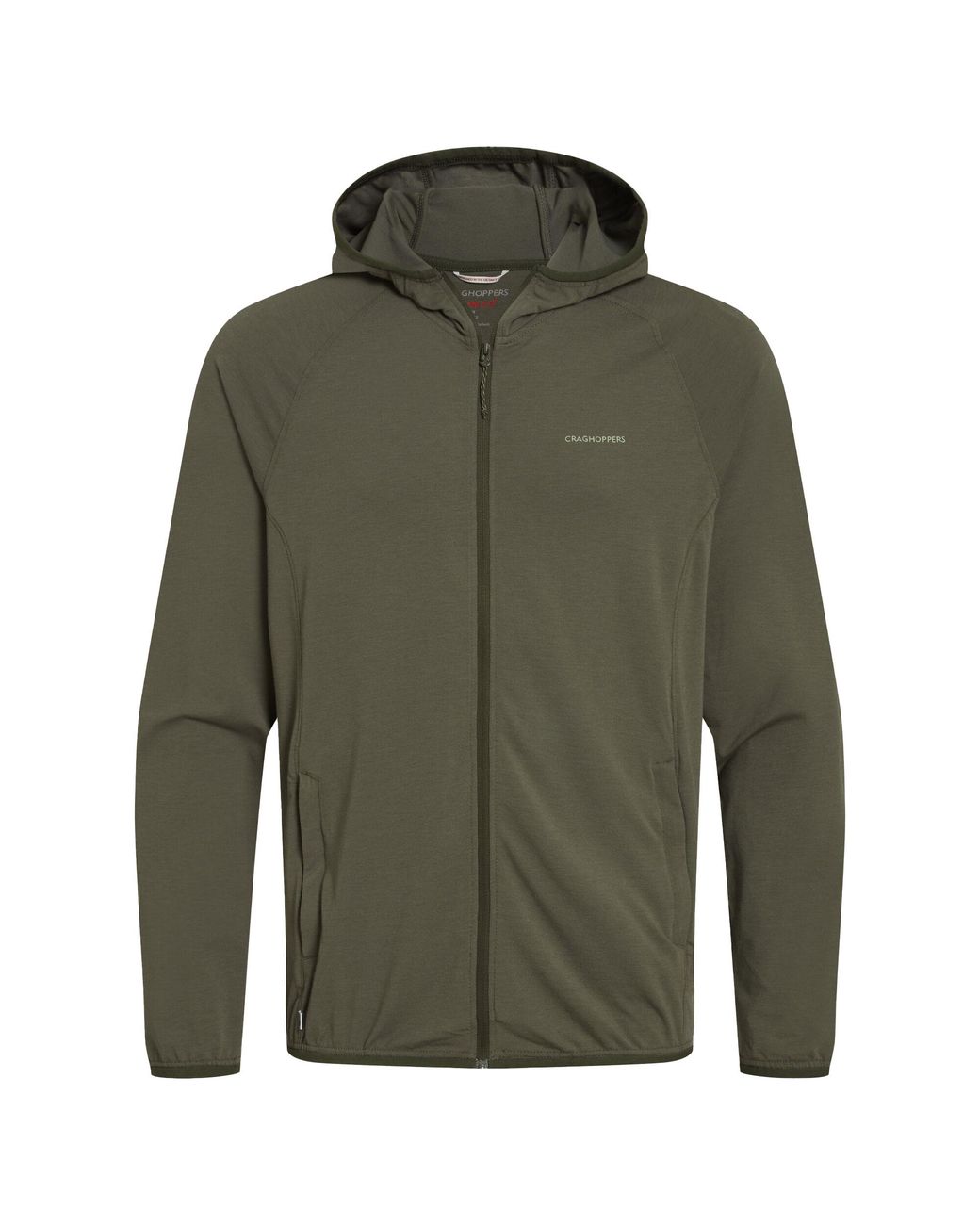 Craghoppers Green Nadim Nosilife Hooded Jacket (Dark Sage) for men