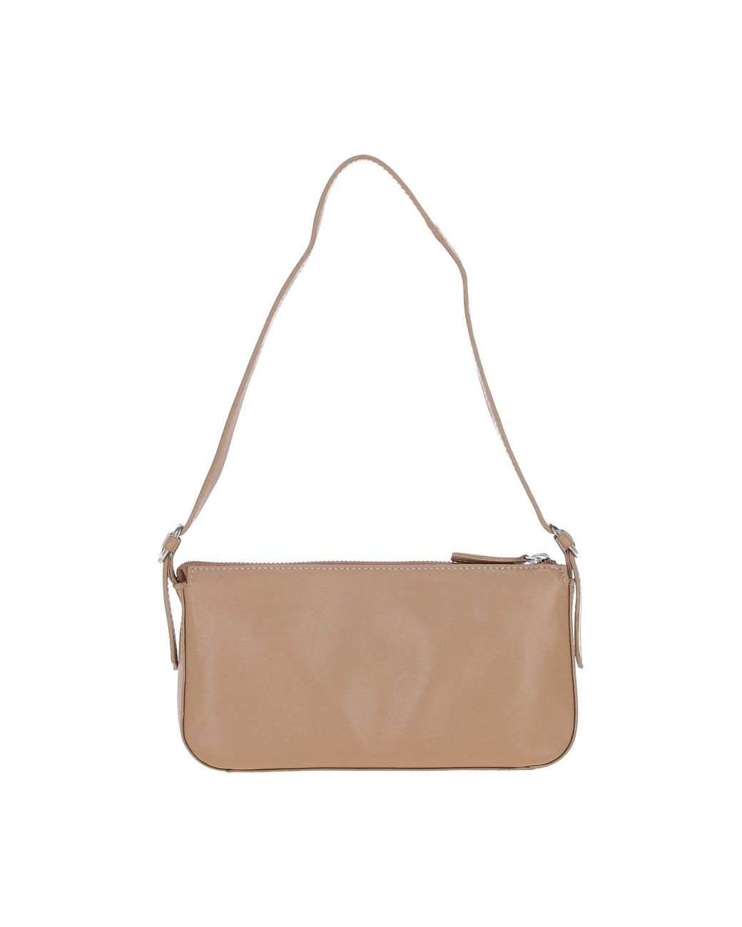 Ashwood Leather White 'Tesoro Pelle' Plain Shoulder Bag
