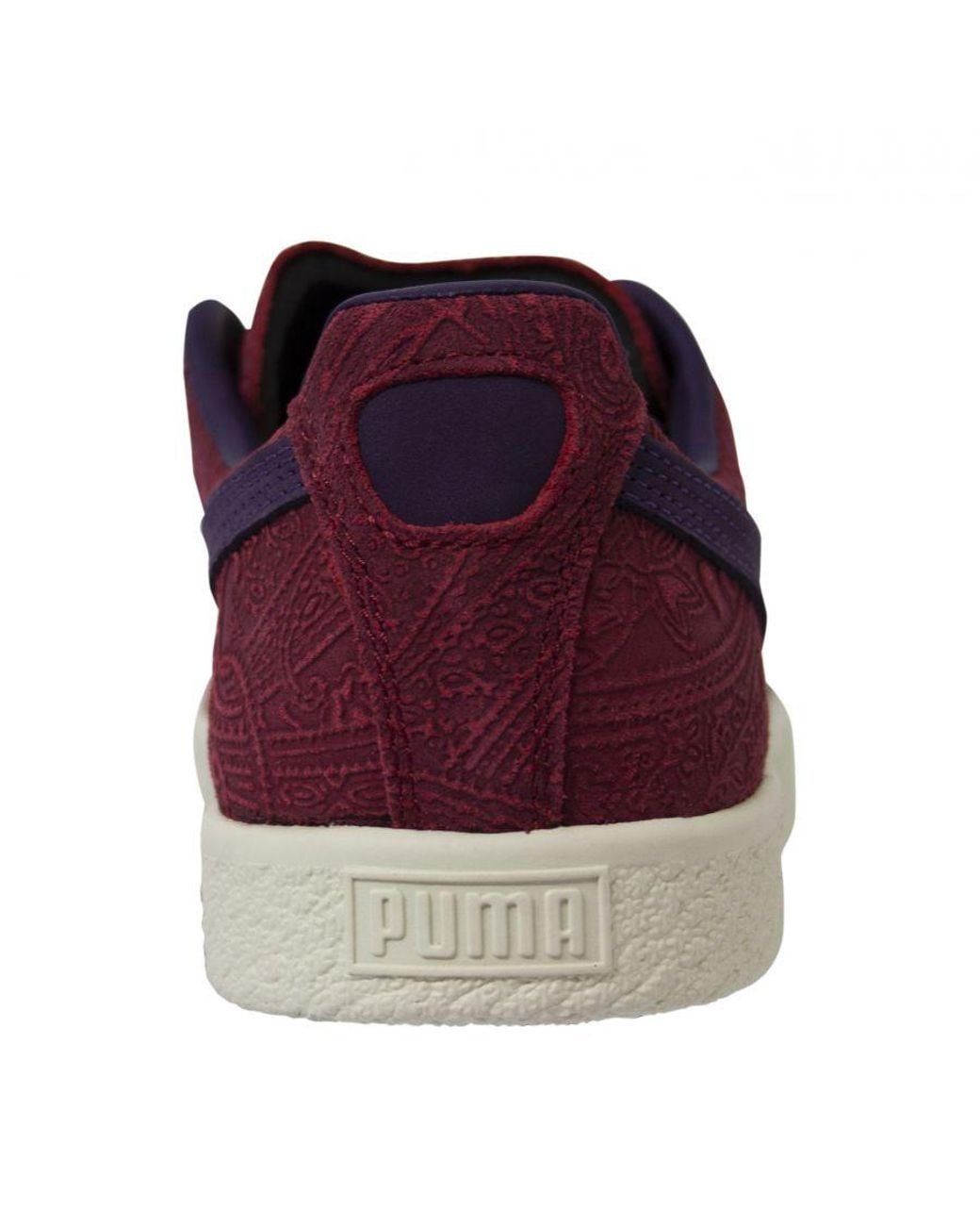 PUMA Multicolor Classic Clyde Basket Paisley Leather Low Lace Up S Trainers 369279 01 for men