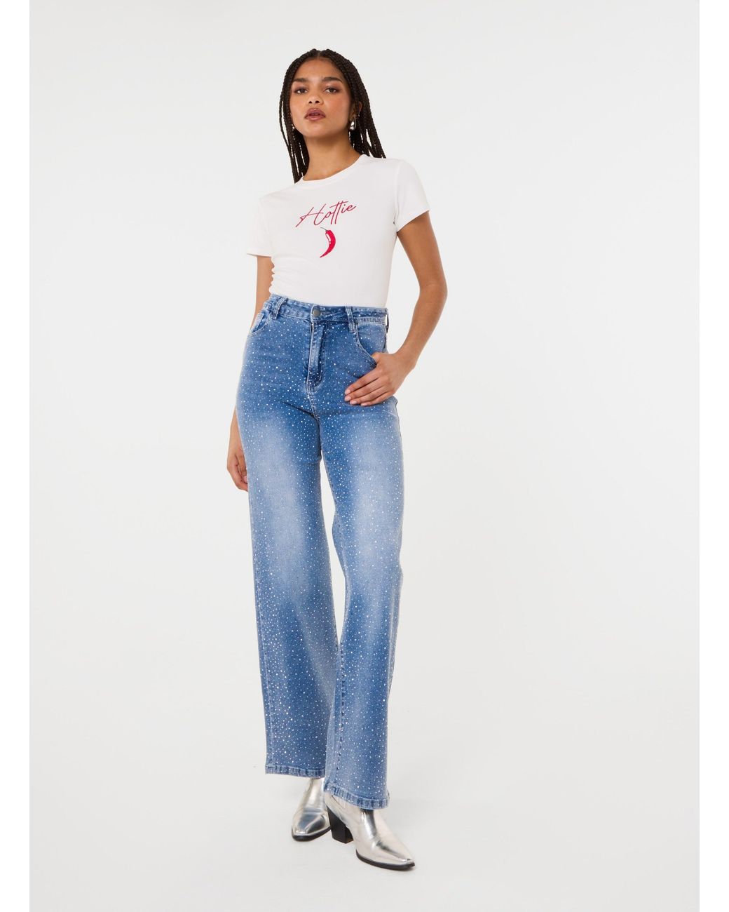 Pink Vanilla White Hottie Chilli T-Shirt