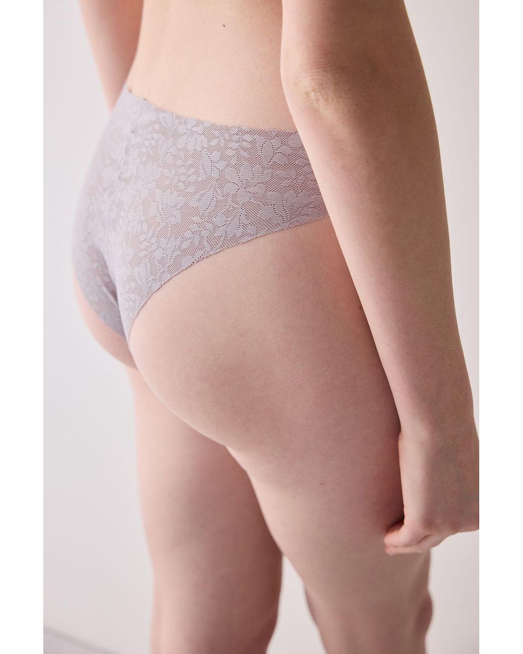 Penti Pink Floral Lace Hipster Brief