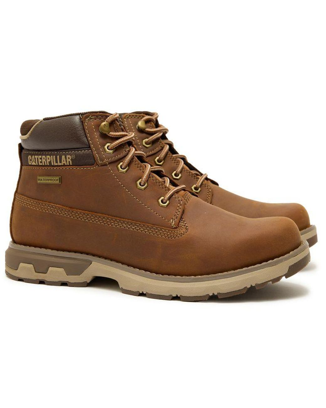 Caterpillar Brown Pursue Waterproof Boots for men