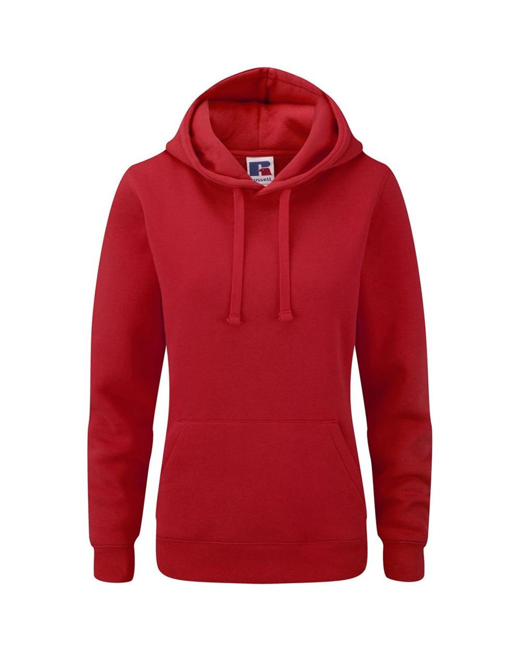 Russell Red Premium Authentic Hoodie (3-Layer Fabric) (Classic)