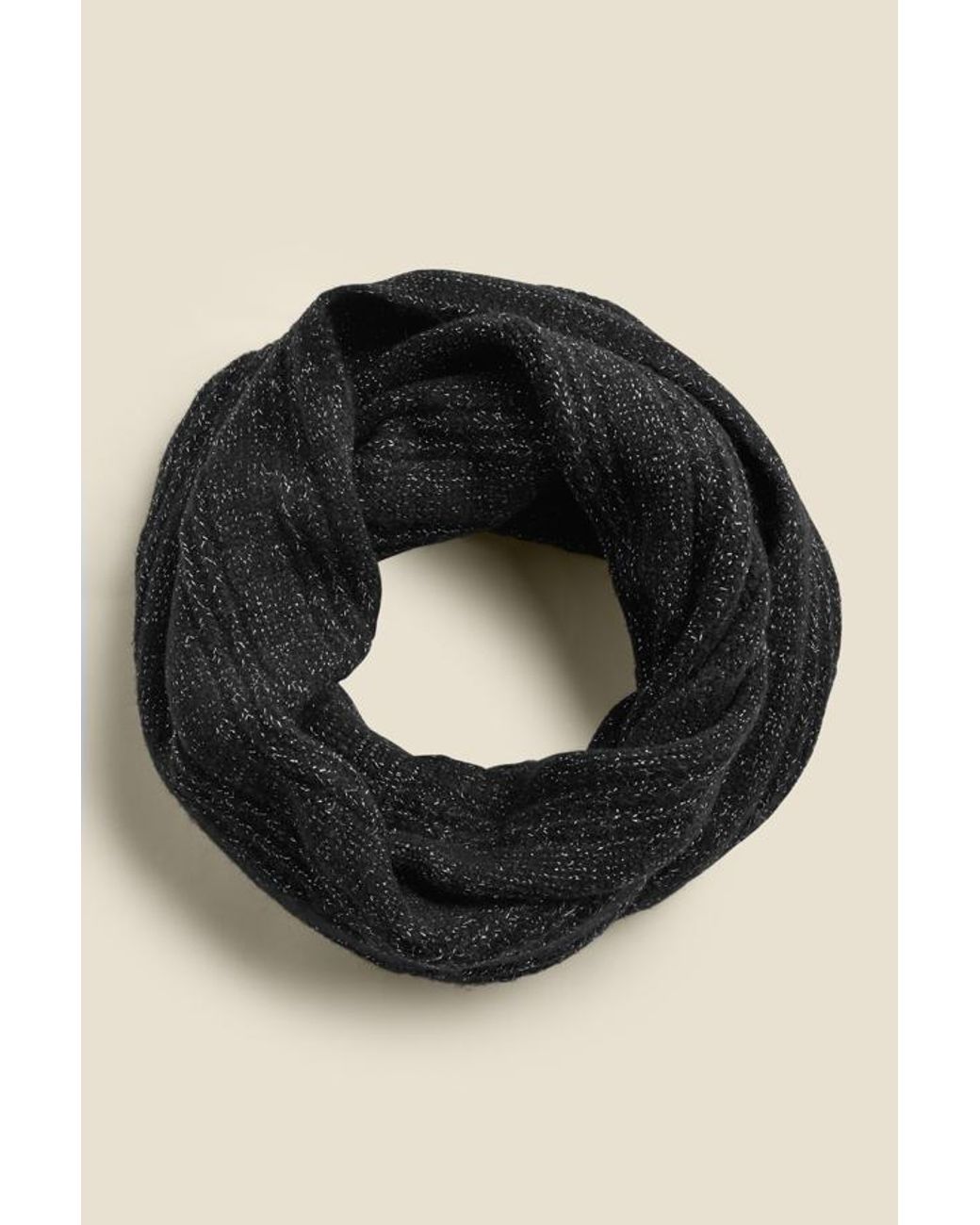 Sosandar Black Maddy Charcoal Knitted Snood