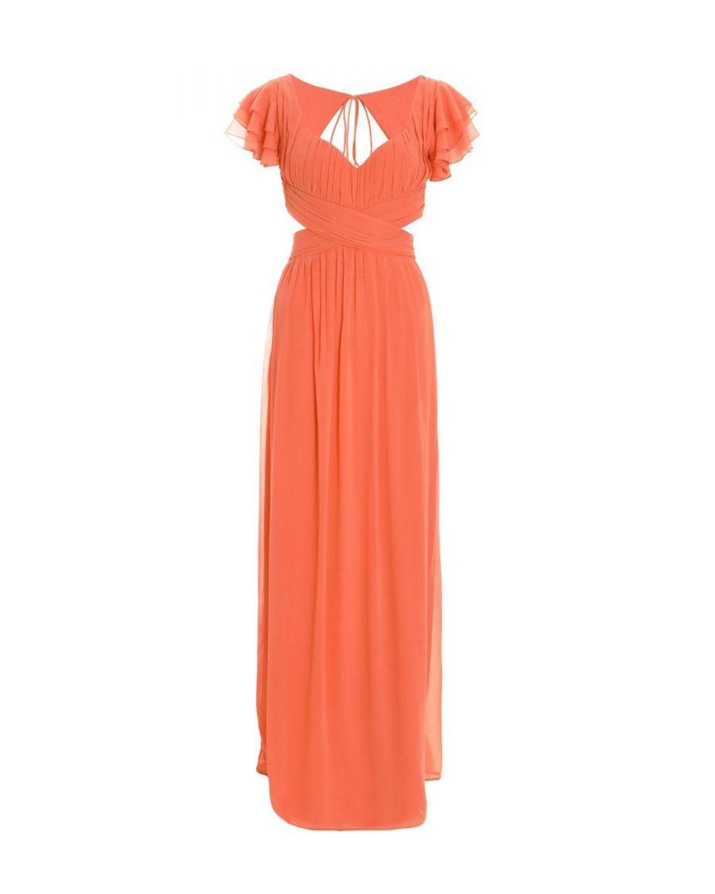 sachin and babi light blue dress Mid-length dress GUESS Orange size 6 US in Cotton
