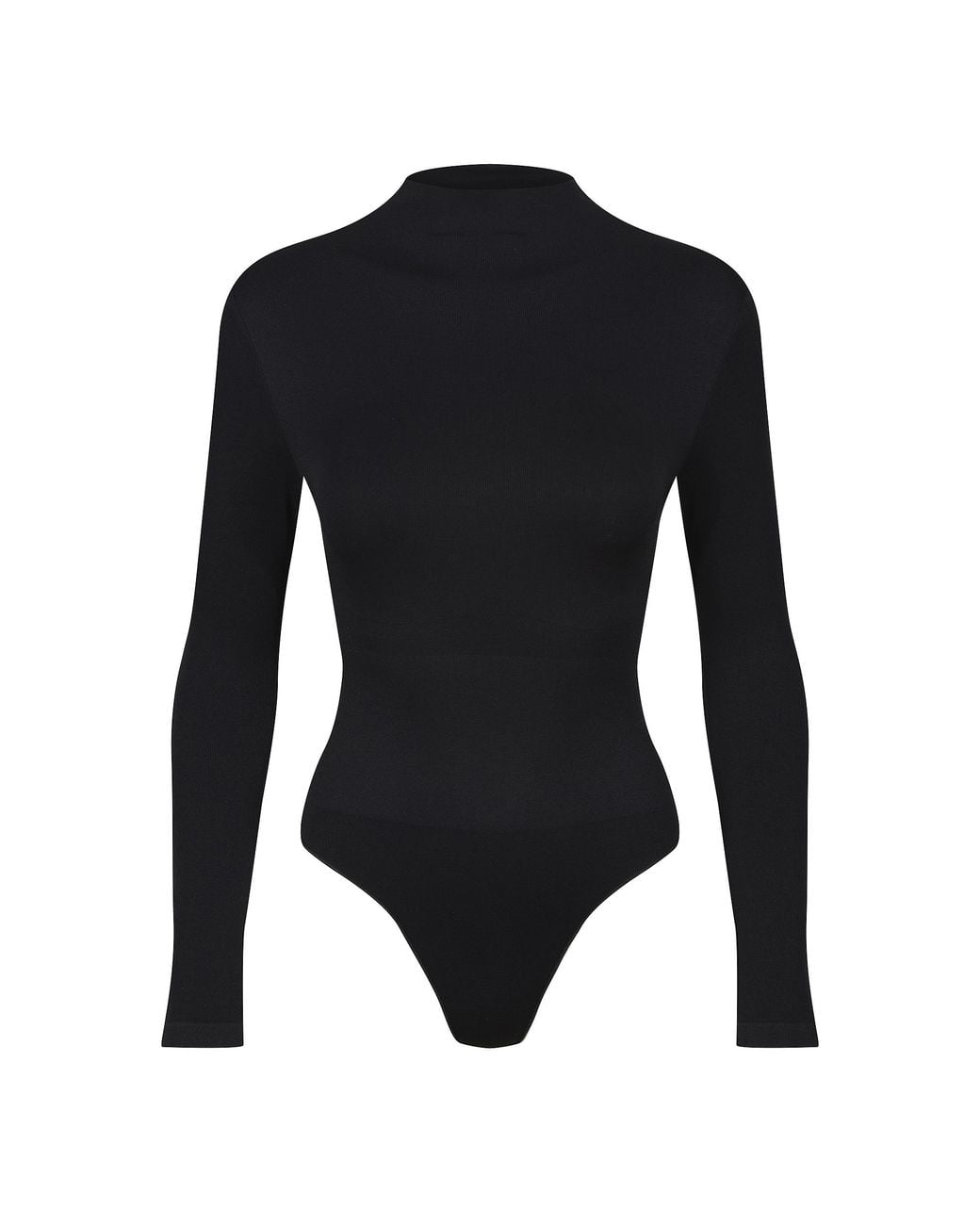 Ruey Black Ladies Essentials Turtle Neck Bodysuit Sculpting Recycled Stretch Fit