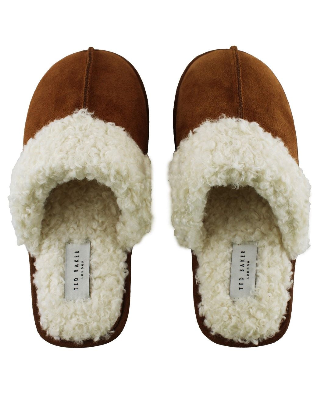 Ted Baker Green Slippo Slippers Suede