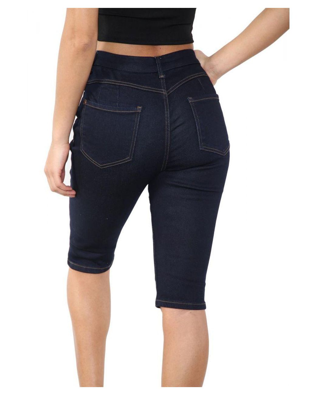 MYT Blue Magic Shaping High Waisted Denim Shorts