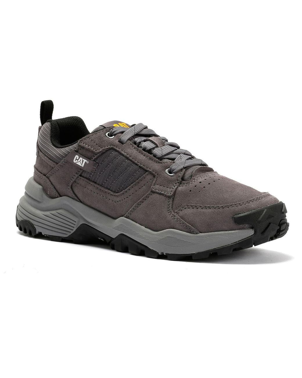 Caterpillar Black Grapple Suede Tornado Trainers for men