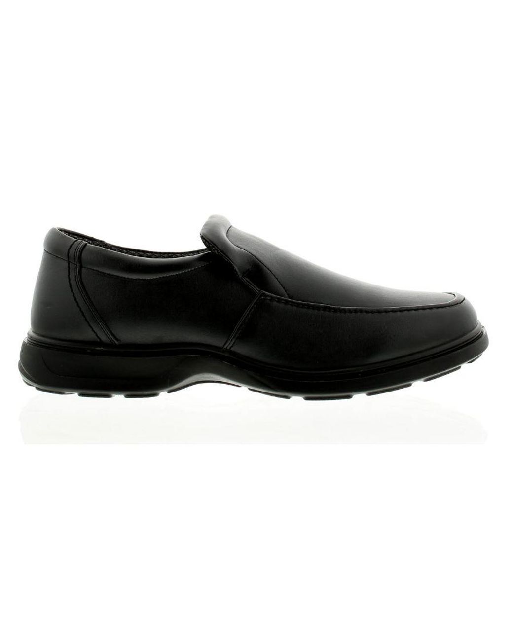 Comfisole Black New /Gents Slip On Wider Fitting Casual Shoes Pu for men