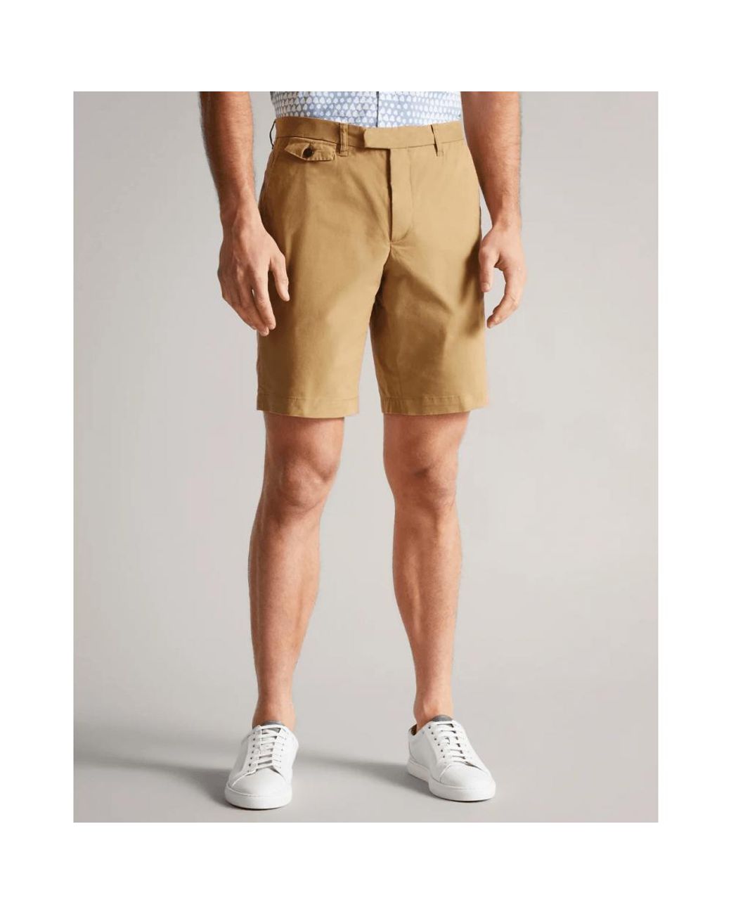 Ted Baker Natural Ashfrd Chino Shorts for men